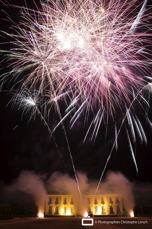 feu d'artifice de mariage