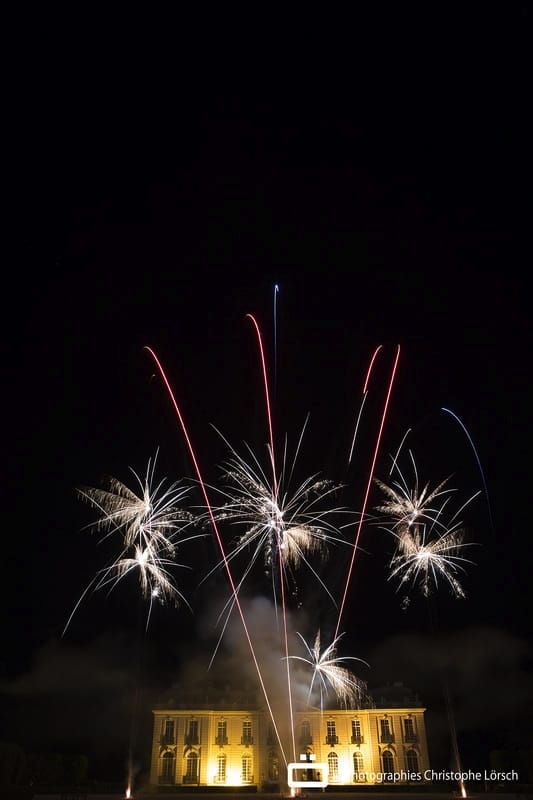 feu d'artifice de mariage