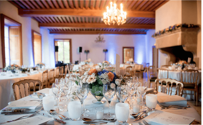 Animation Mariage Salle reception chateau de pierreclos