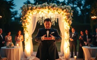 ambiance feerique magicien pour mariage a lyon wbr - animation mariage - Magie Et Amour - Comment Un Magicien Peut Rendre Votre Jour J Magique 💍✨🎩 - Le Magicien de mon Mariage - Animation Mariage Originale